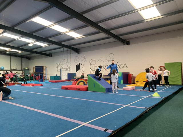 Peace 4 project, 2 sessions of gymnastics in Citadel Letterkenny